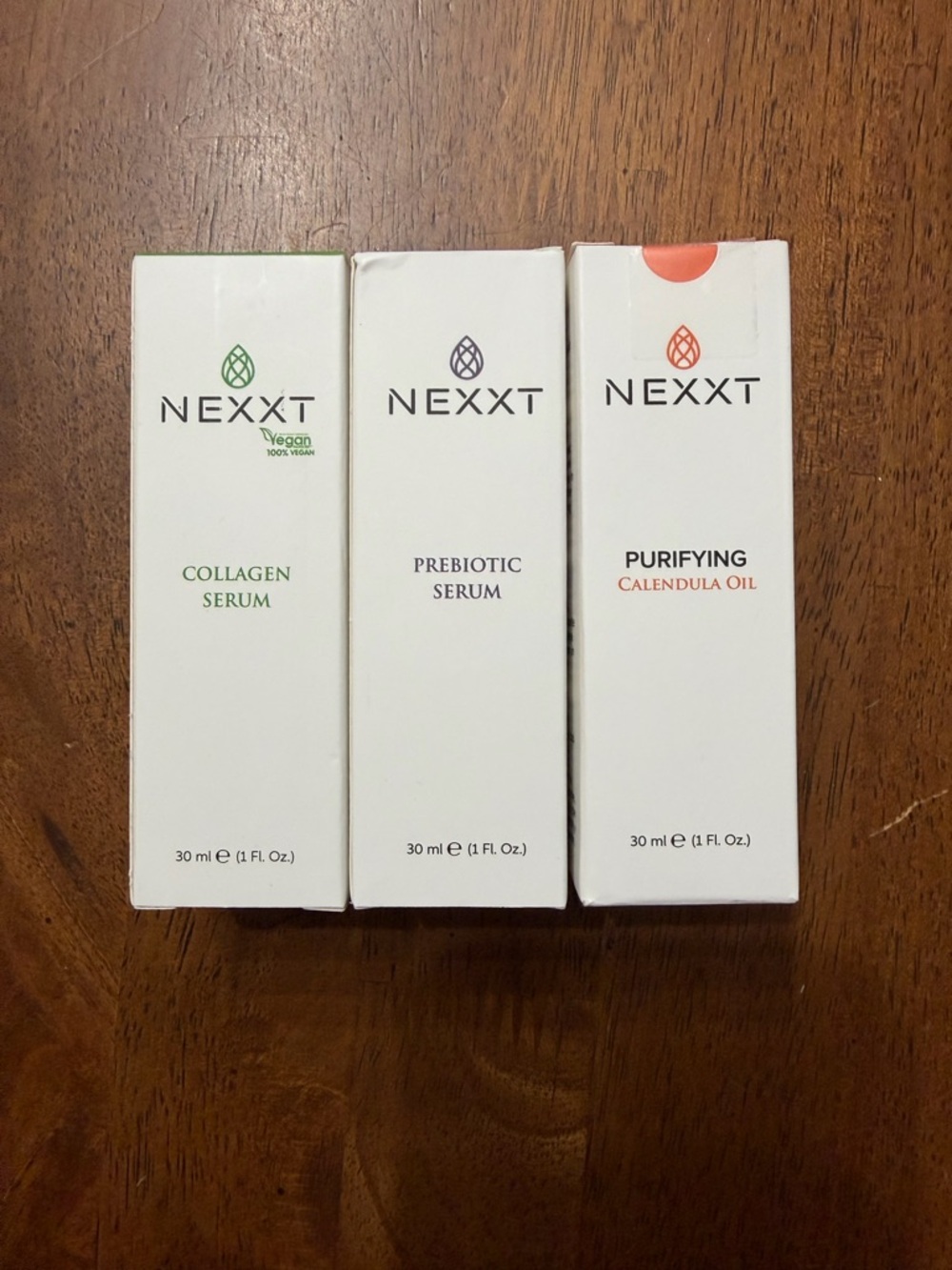 Nexxt Trio Serums — Purifying, Prebiotic, and Collagen
